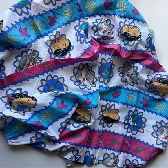 Vintage Disney Pocahontas Crib / Toddler Bedding Set - Picture 4 of 9